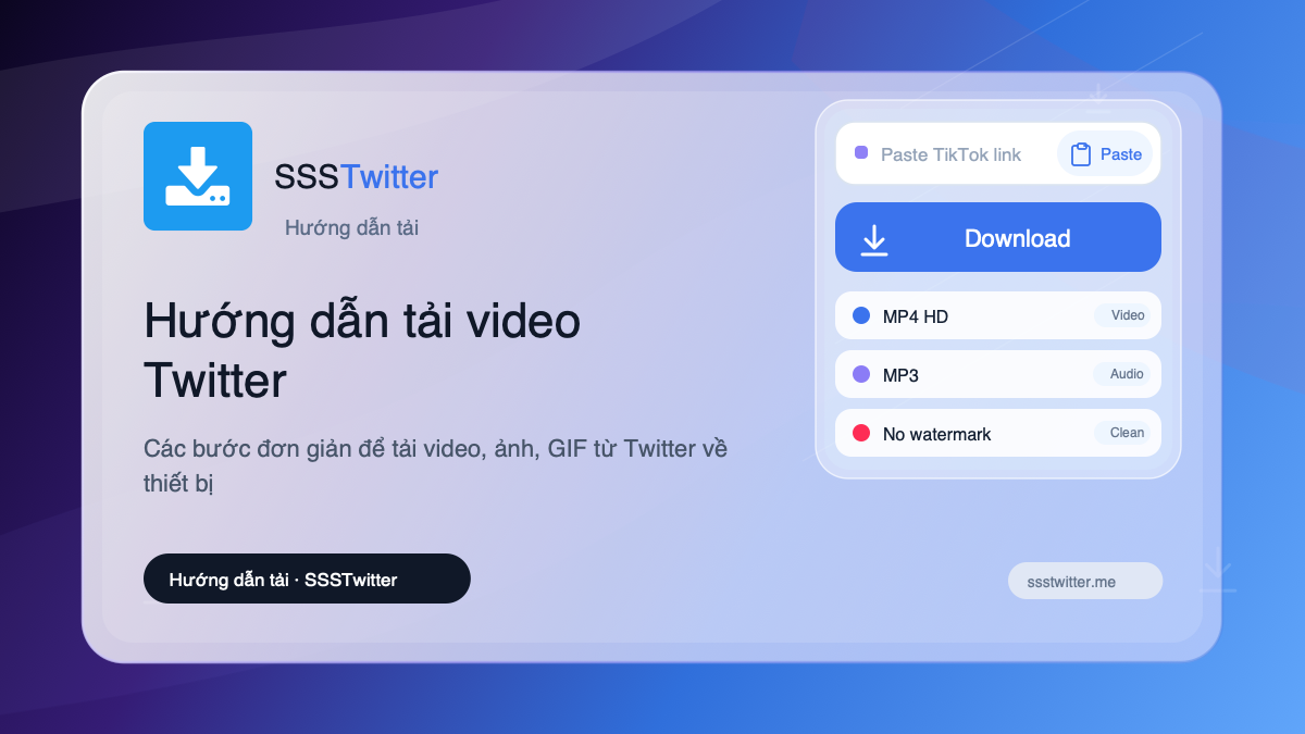 Hướng dẫn tải video Twitter