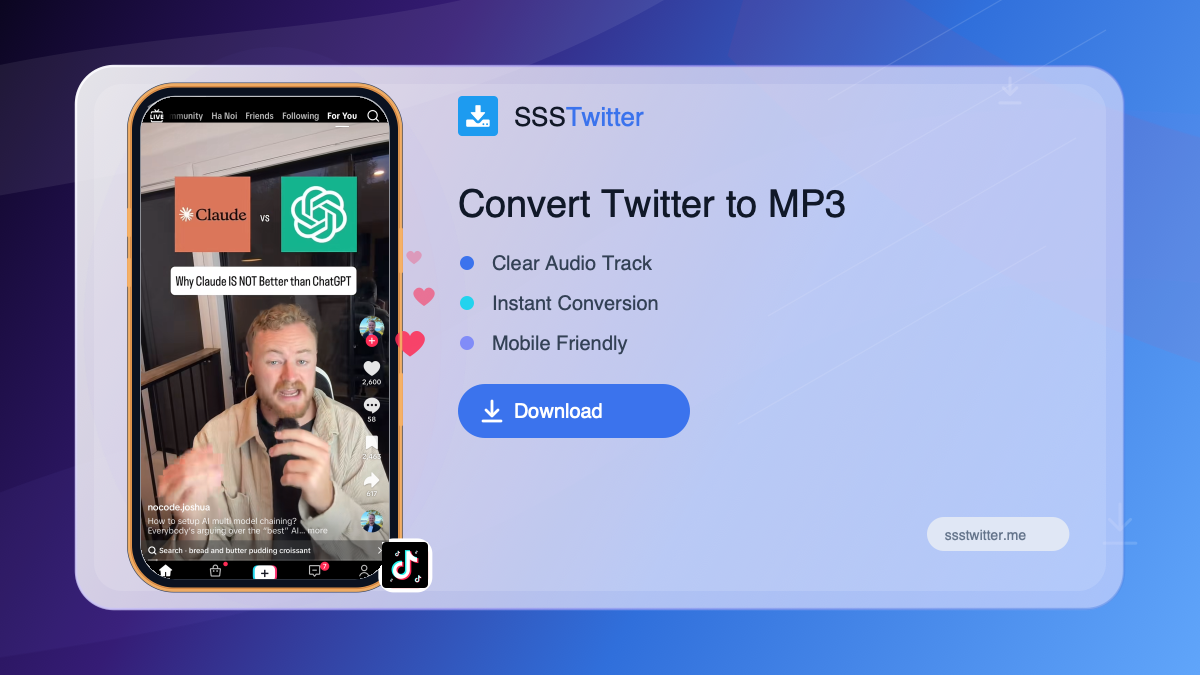 Convert Twitter to MP3