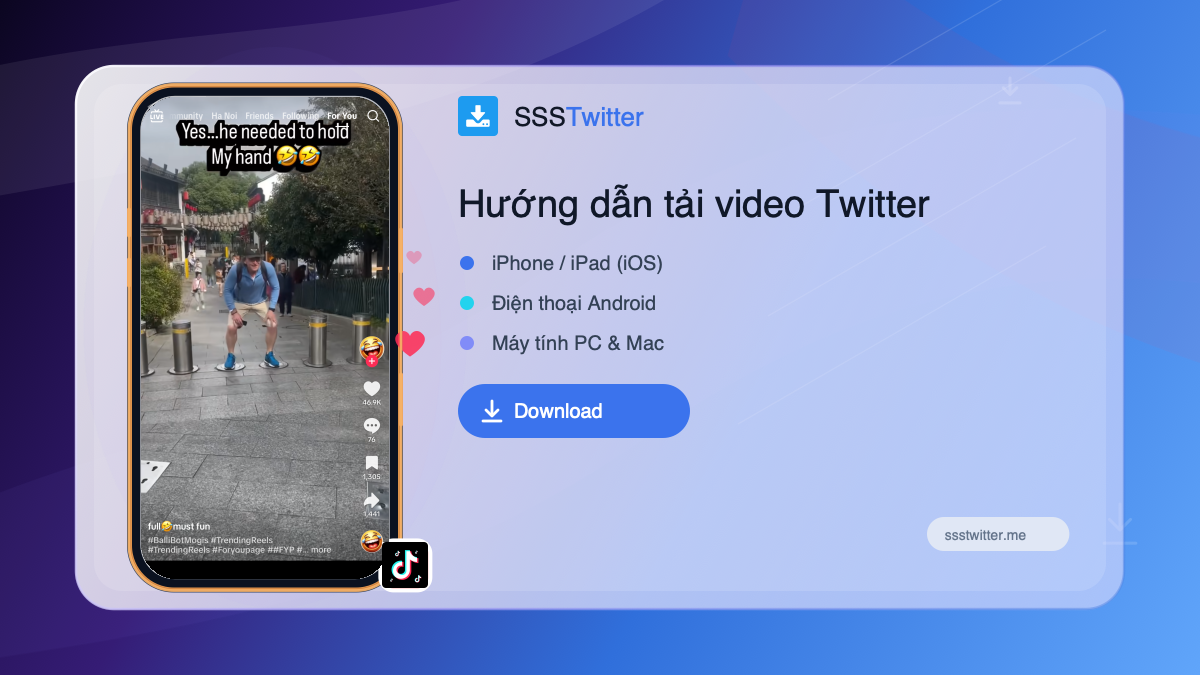 Hướng dẫn tải video Twitter