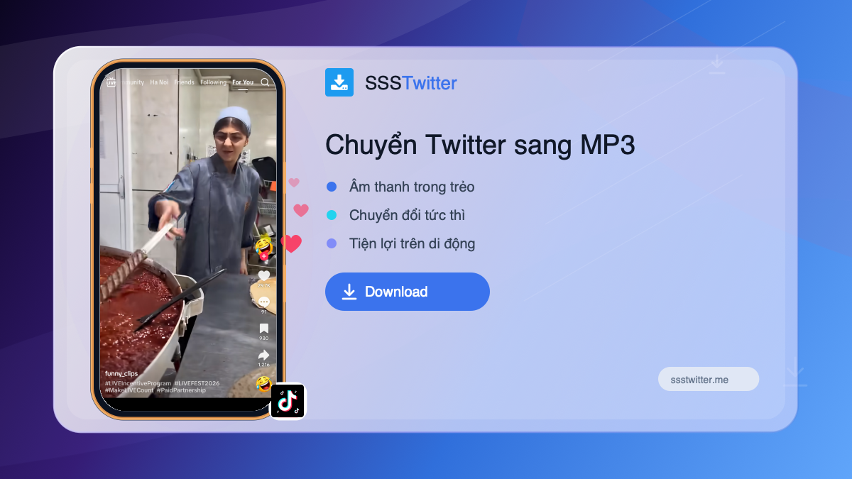 Chuyển Twitter sang MP3