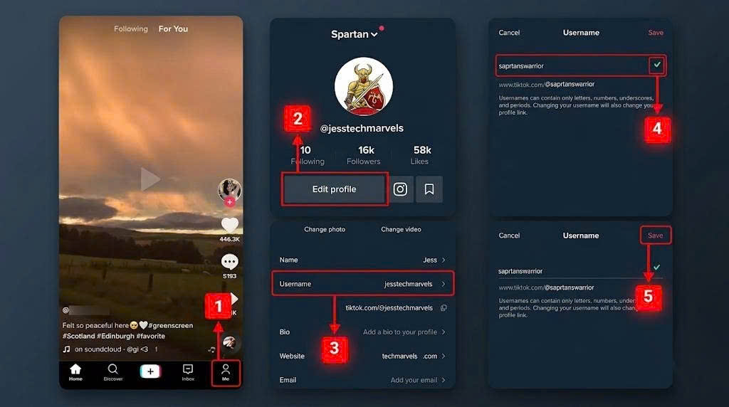 How to Change Your TikTok Name and TikTok ID - SaveTik guide